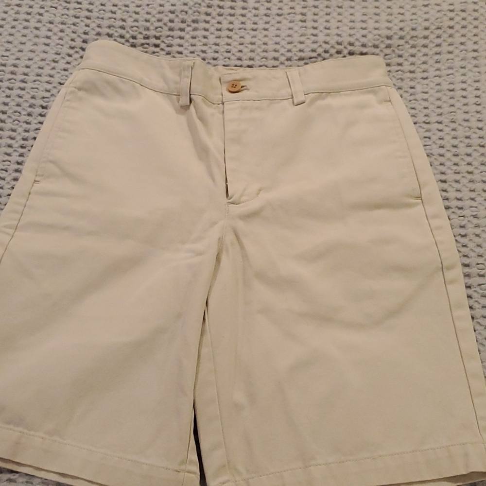 Vineyard Vines Cream Boys Sz 14 Shorts EUC (40)